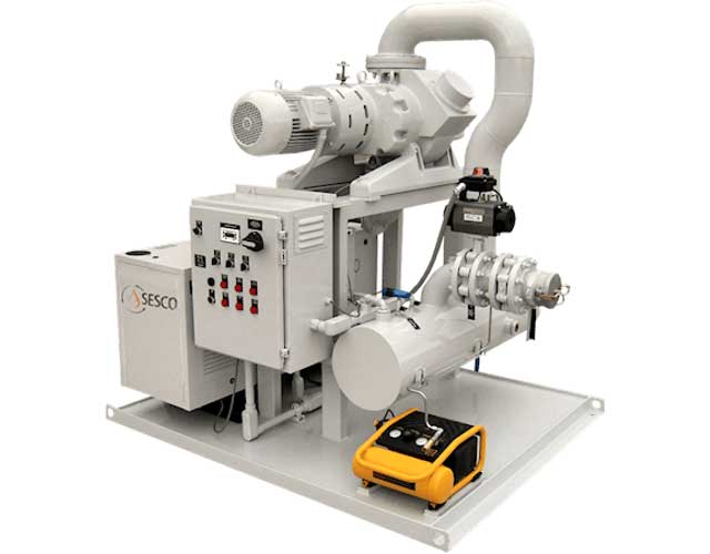 SESCO vacuum oil dehydration system